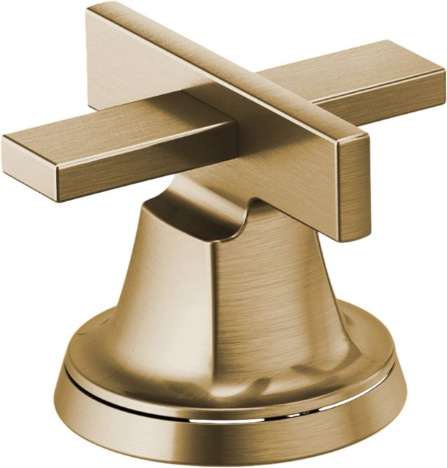 Brizo Levoir™ Brilliance® Luxe Gold® Widespread Lavatory Low Cross Handle Kit-0