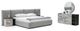 VIG Furniture Nova Domus Maranello 4-Piece Gray/White Queen Bedroom Set-0