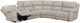 Parker House® Easton 6-Piece Steamboat Quartz Power Reclining Modular Sectional-5