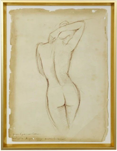 Stylecraft Dann Foley Lifestyle Figure Study I Brown Wall Art-0
