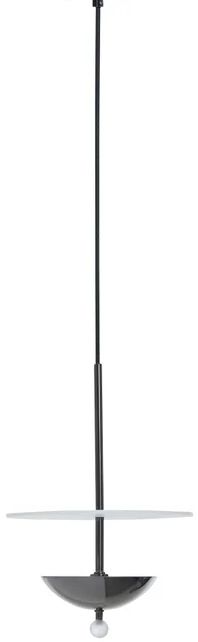 Stylecraft Black Nickel 14"H Wall Mount Lamp-1