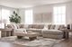Signature Design by Ashley® Nexora-Court 5-Piece Burlap Right-Arm Facing Sectional and Chaise-2