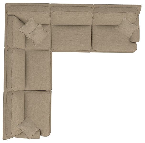 La-Z-Boy® Alani 5-Piece Mocha Sectional-3