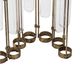 A & B Home Bronze/Clear Vial Flower Vase-3