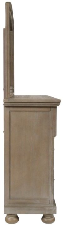 New Classic® Home Furnishings Allegra Pewter Dresser and Mirror-4