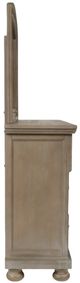 New Classic® Home Furnishings Allegra Pewter Dresser and Mirror-4