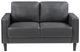 Homelegance® Malcolm Dark Gray Loveseat-2