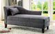 Furniture of America® Stillwater Gray Chaise-1
