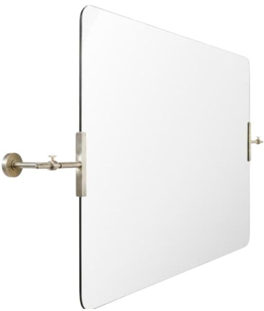 Surya Anastasya Antiqued Metallic/Silver 29" Accent Mirror-1