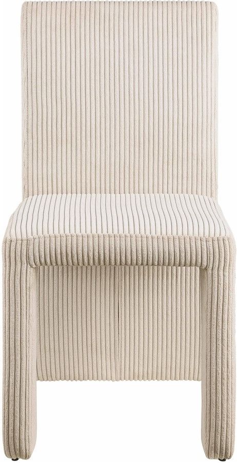 Meridian Furniture Benson Beige Upholstered Dining Side Chair-1