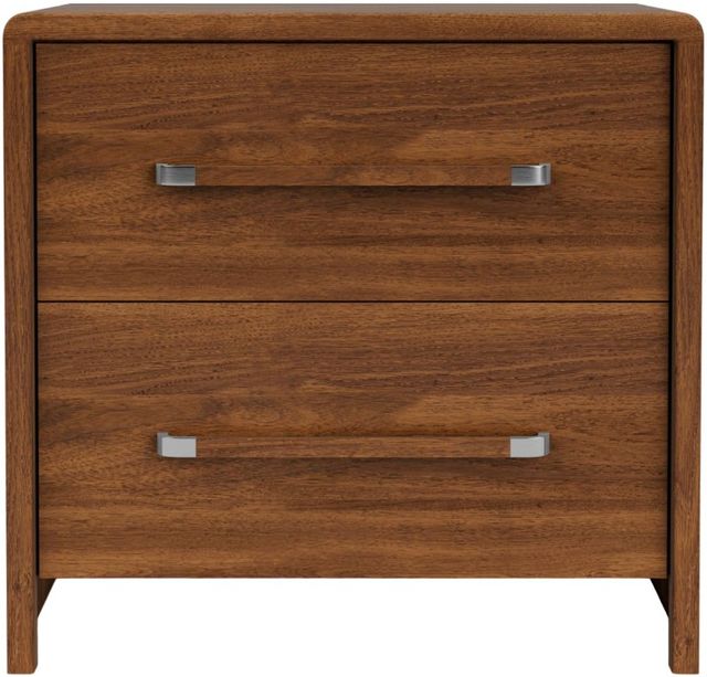 Riverside Furniture Elsie Classic Walnut 2-Drawer Nightstand-1