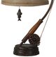 Lamps Per Se Brown Wood Tone Table Lamp-2