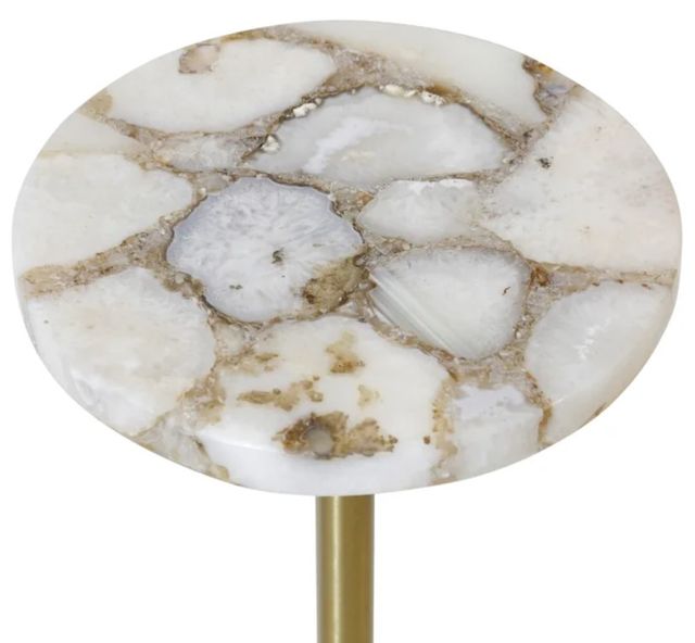 StyleCraft Natural Agate Accent Drink Table-1