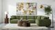 Coaster® Elysia Chenille Green Upholstered Modular Armless Chair-1