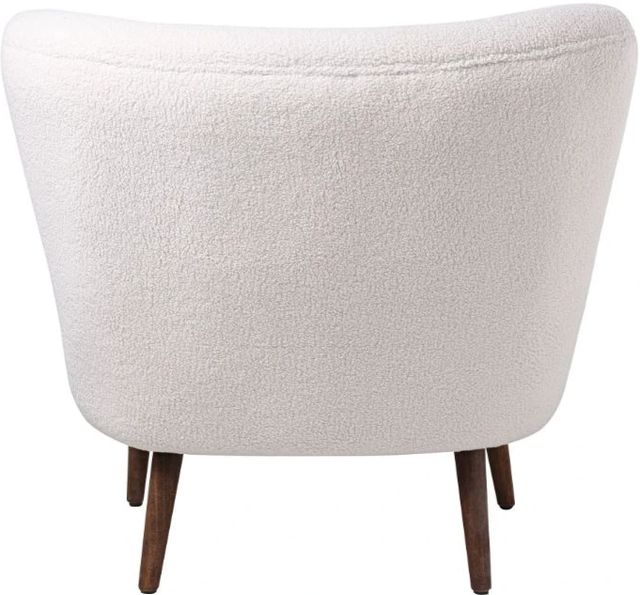 Moe's Home Collection Margot Shearling Cream Accent Chair-3