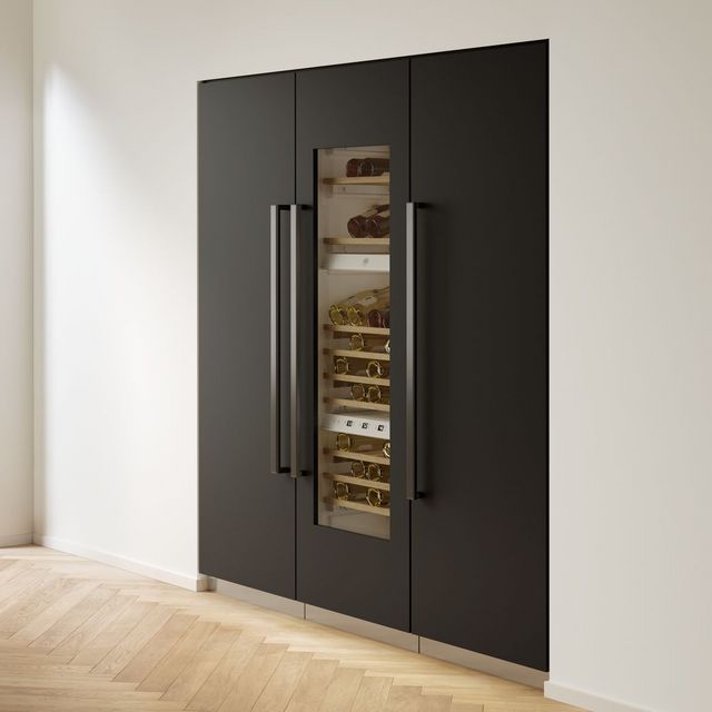 Bertazzoni 18" Carbonio Front Panel for Built In Freezer Columns-1