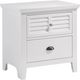 American Wholesale Furniture Cottage Bay White Nightstand-0
