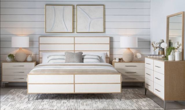 Legacy Classic Biscayne Malabar/White King Panel Bed-3