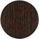 Mazin Furniture Cardano Driftwood Charcoal Round DIning Table-2