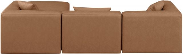 Meridian Furniture Cube 4-Piece Brown Modular Sectional with Ottoman-3