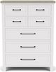 Riverside Furniture Cora Cloud/Fog 5-Drawer Chest-1