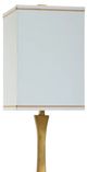 StyleCraft Gold Leaf/White Table Lamp-1