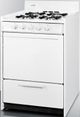 Summit® 24" White Freestanding Propane Gas Range-2