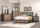 Homelegance® Miter Dark Ebony/Rustic Mahogany Nightstand-1