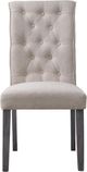 ACME Furniture Yabeina 2-Piece Beige/Gray Side Chair Set-3