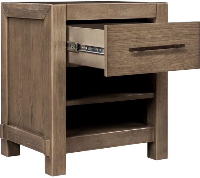 Modus Furniture Roycroft Harvest Wood 1-Drawer Nightstand-2