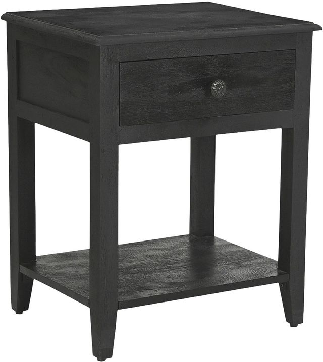 Moe's Home Collection Corrine Antique Black Nightstand-0