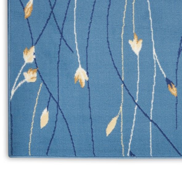 Nourison Home™ Grafix Light Blue 5'x7' Area Rug-3