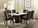 ACME Furniture Forbes White Dining Table with Walnut Base-2
