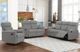 Titus Furniture Light Grey Recliner Chair-1