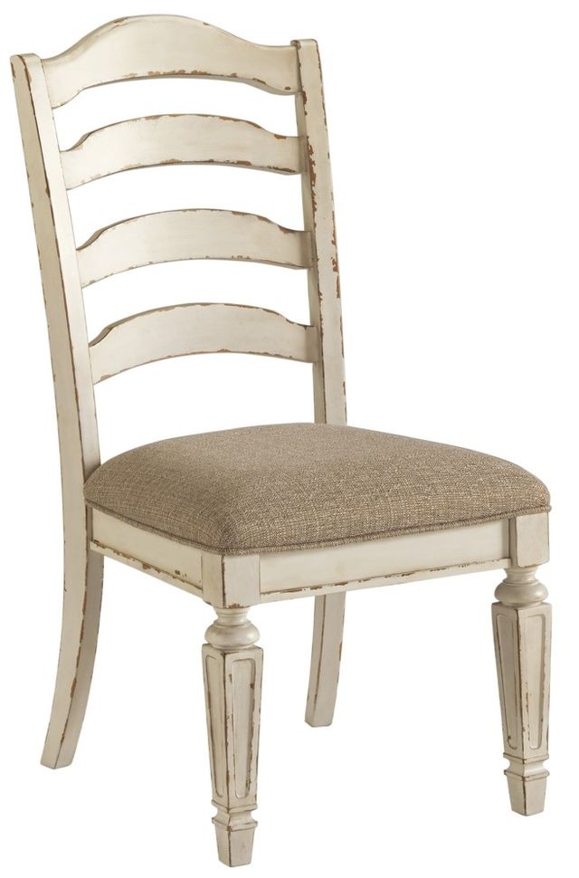 Signature Design by Ashley® Realyn 9-Piece Chipped White Dining Set-1