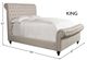 Parker House® Jackie Crepe King Upholstered Sleigh Bed-2