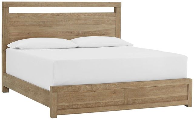aspenhome® Modern Loft Khaki Eastern King Panel Bed-0
