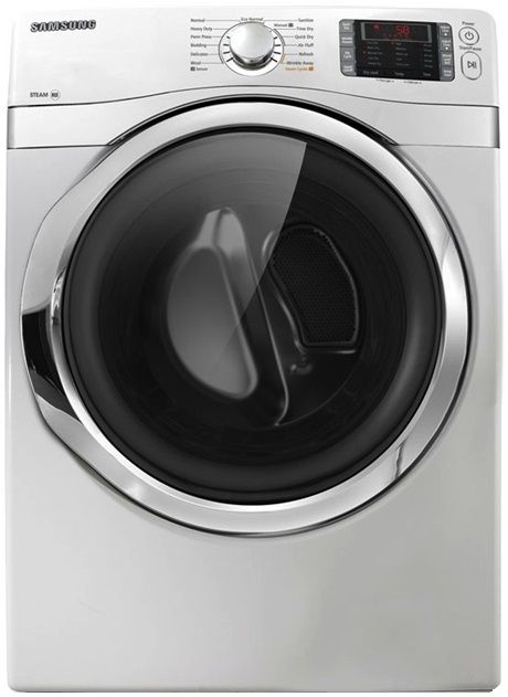 Samsung Front Load Gas Dryer-White-0