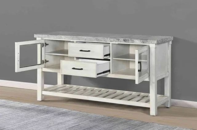 Steve Silver Co. Canova Cathedral White Server-3