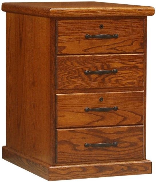 Wolfcraft Furniture Classic Brown 2-Drawer File Cabinet-2