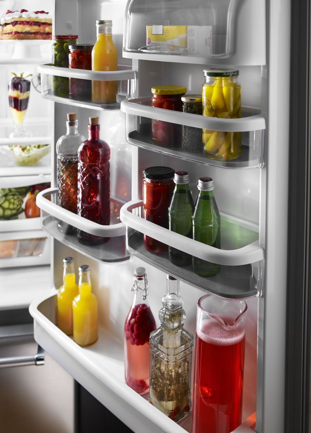 KitchenAid® Architect® Series II 22.0 Cu. Ft. Bottom Freezer Refrigerator-Stainless Steel-3