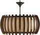 Currey & Company Dado Polished Fruitwood Pendant Lighting-0