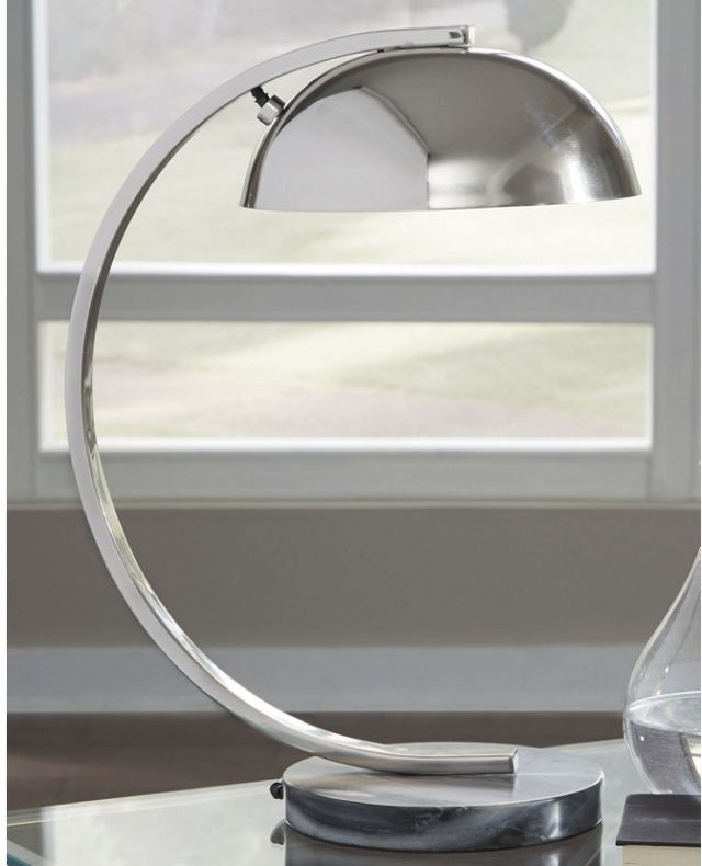 Signature Design by Ashley® Haden Chrome Metal Desk Lamp-1