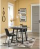 Signature Design by Ashley® Centiar 3 Piece Black Dining Set-3