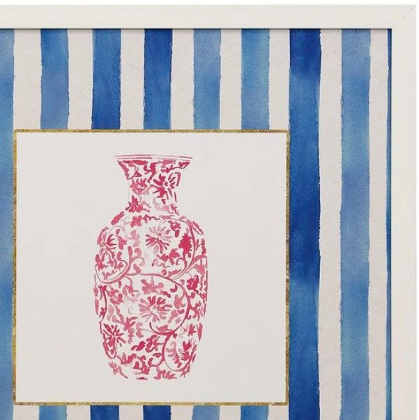Stylecraft Chinoiserie Vase II Tamara Day for Stylecraft Wall Art-1