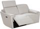 Futura Leather Espresso/Myrtle Beige Power Reclining Loveseat-1