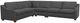 La-Z-Boy® Charlie Navy Leather Sectional with Custom Layout Options-0