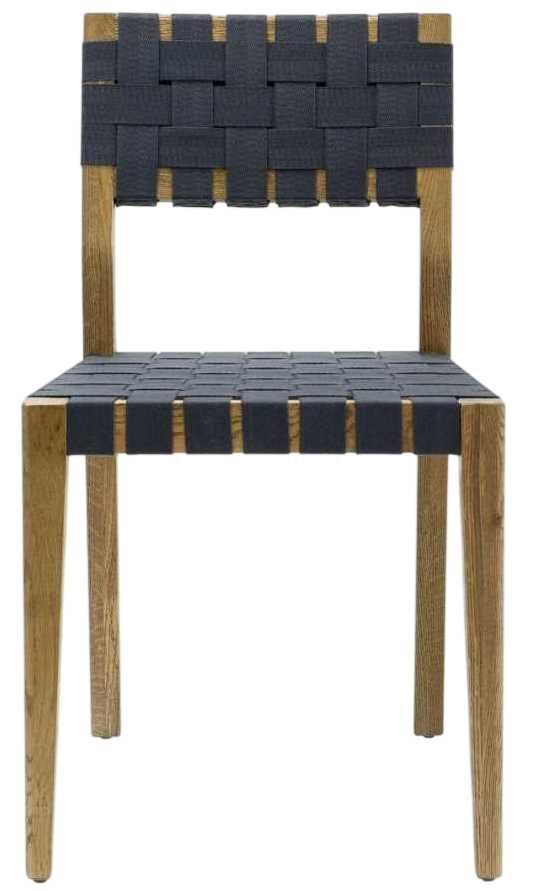 Classic Home Orlando 2-Piece Black/Mossed Brown Dining Chair Set-2