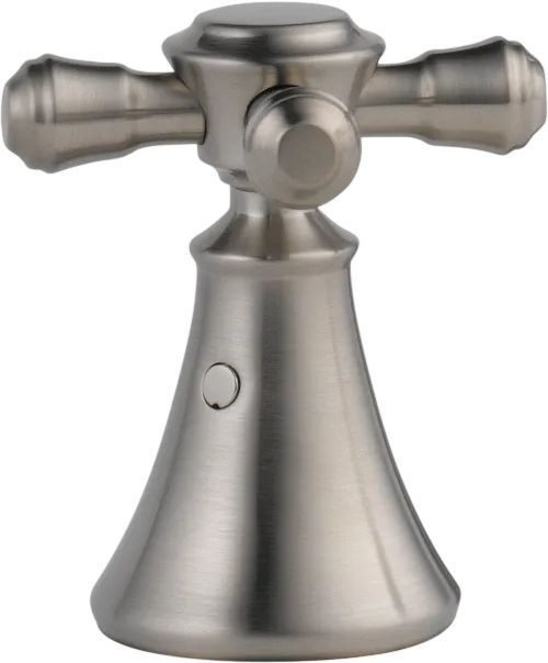 Delta Cassidy® Stainless Metal Cross Handle Set - Deck Mount Bathroom and Bidet-0