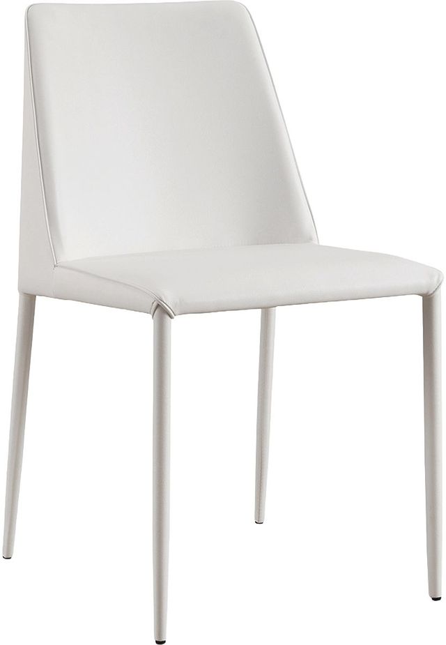 Moe's Home Collection Nora 2-Piece White Dining Chair Set-0